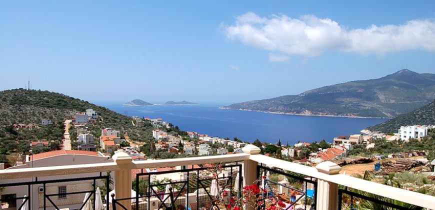2 Bedroom Sea View Apartment For Sale in Kalkan