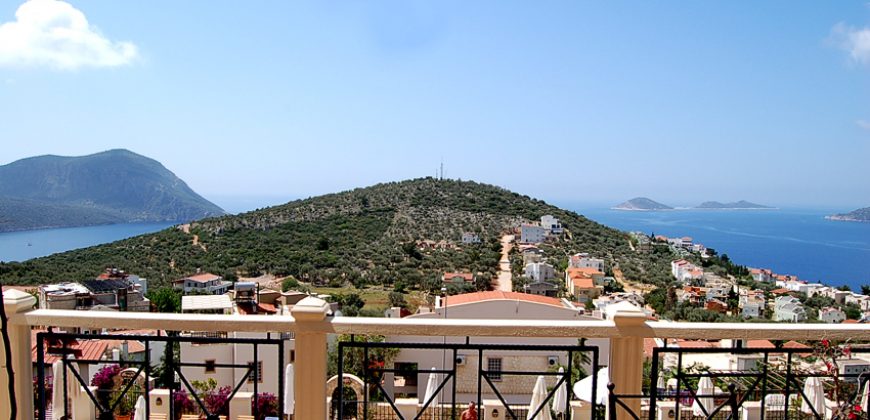 2 Bedroom Sea View Apartment For Sale in Kalkan