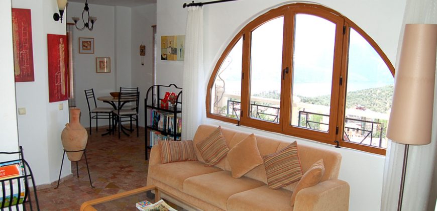 2 Bedroom Sea View Apartment For Sale in Kalkan