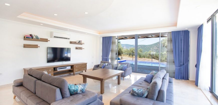 4 Bedroom Modern Villa Located in Kalamar Area in Kalkan-SOLD