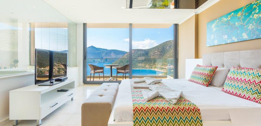 Incredibly stylish villa with private infinity pool and stunning views over Kalamar Bay For Sale