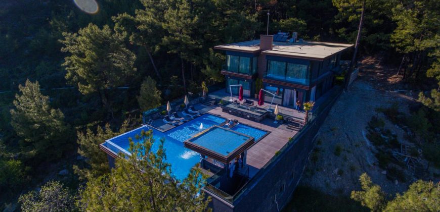 Ultra Luxury Hillside Villa For Sale in Kalkan