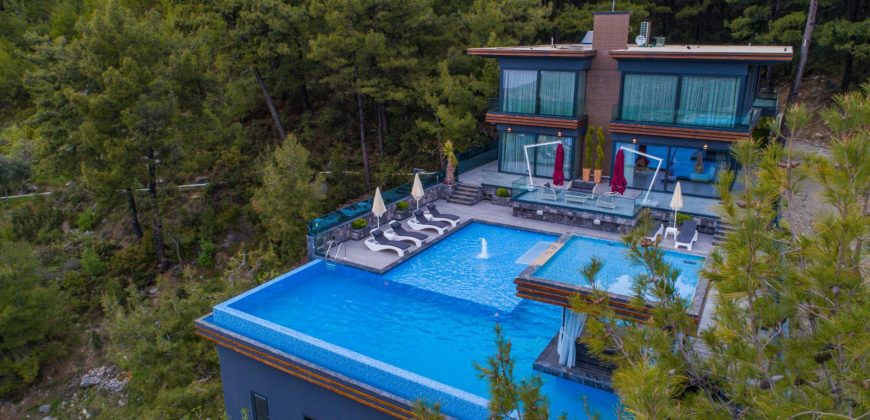 Ultra Luxury Hillside Villa For Sale in Kalkan