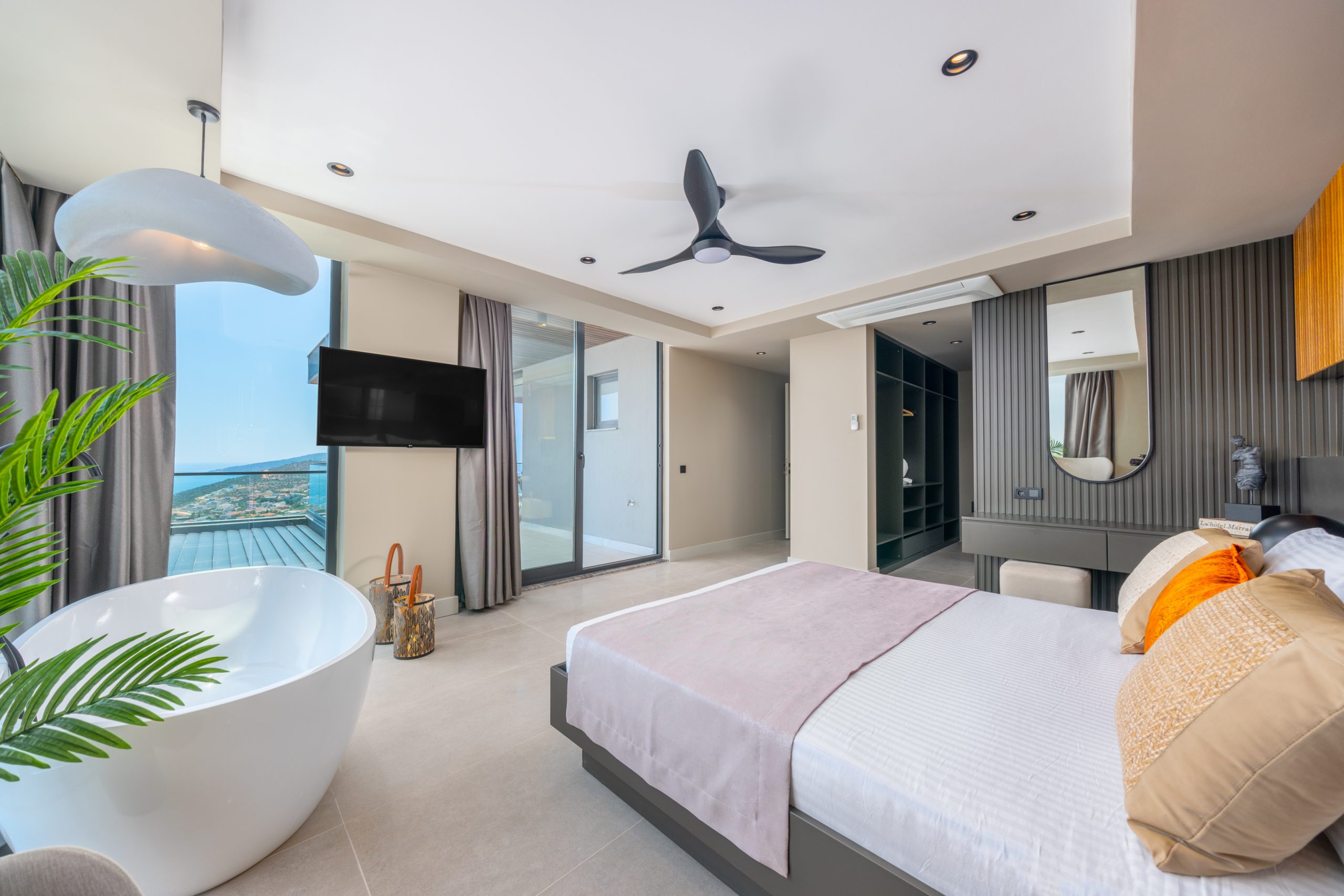 Ultra luxurious sea view villa for sale in Kalkan