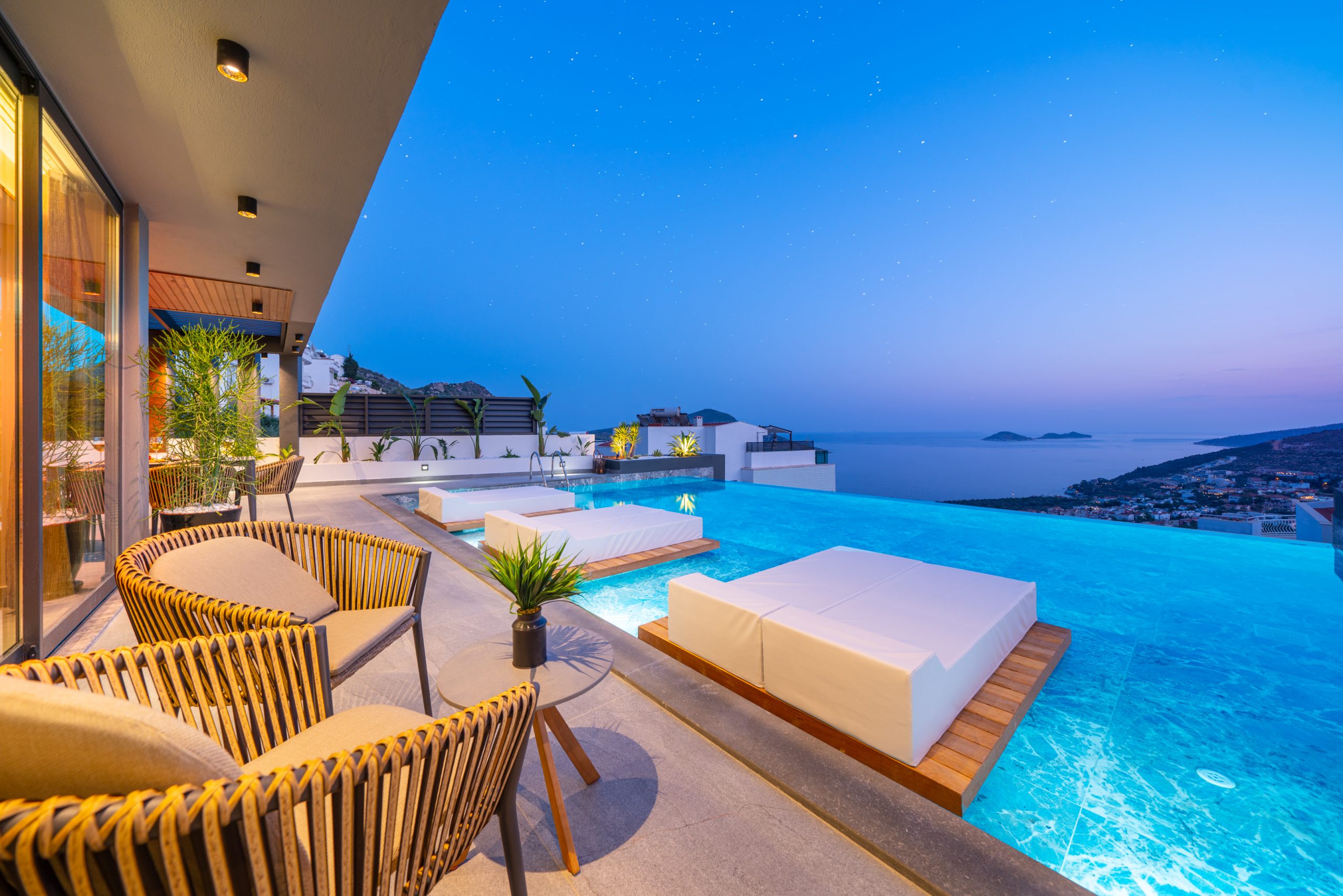 Ultra luxurious sea view villa for sale in Kalkan