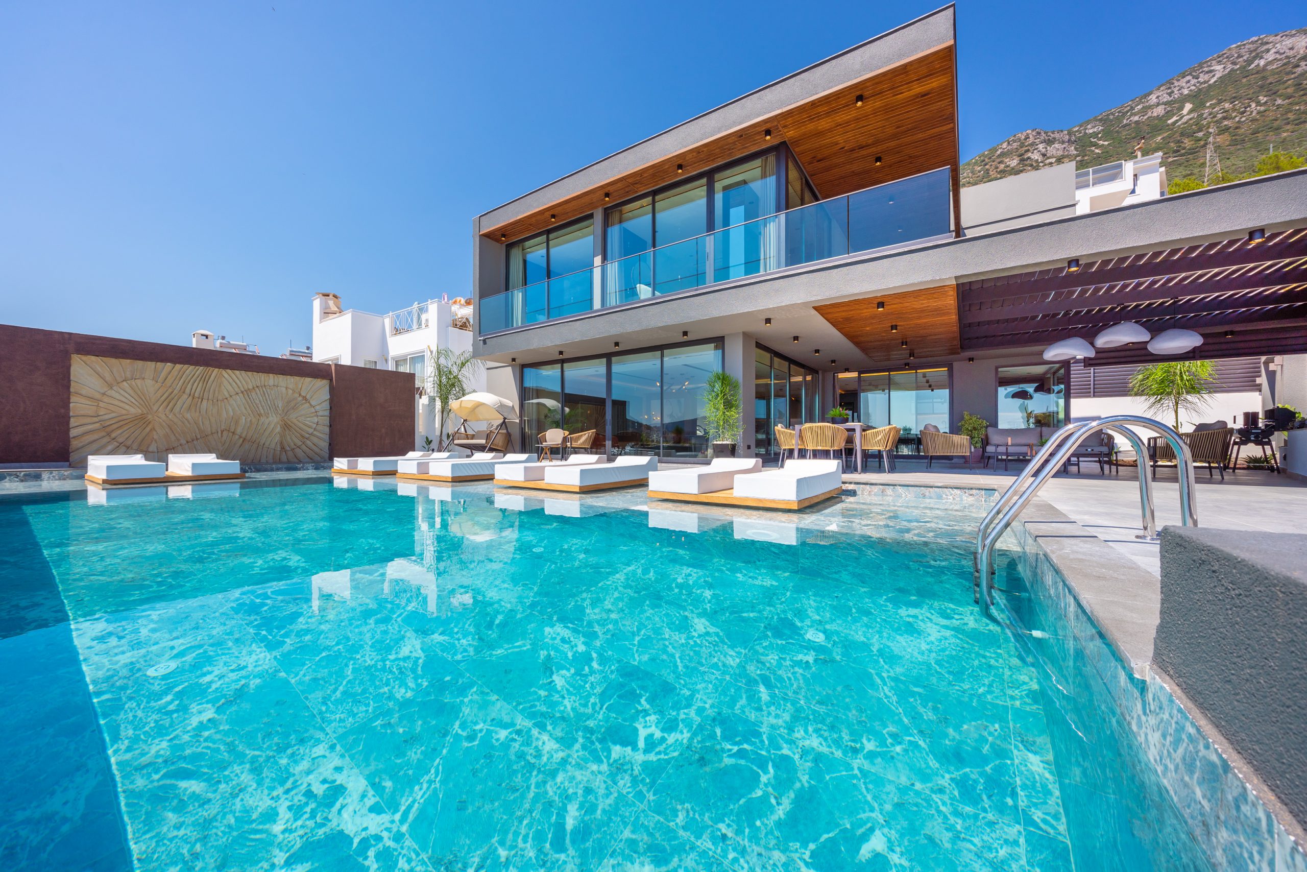 Ultra luxurious sea view villa for sale in Kalkan